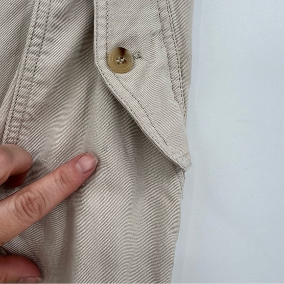 Ulla Johnson Edris Pant Cargo Pant Jogger Zip Ankle Pant in Neutral Size 4 - Picture 15 of 15